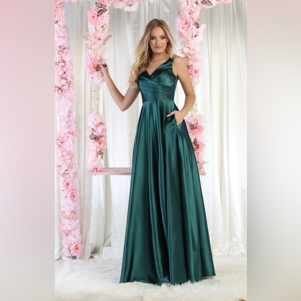 Teal Sleeveless Maxi Dress